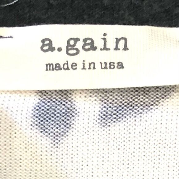 NEW Animal Print Knit Top in Dark Grey Heather/White Women’s Large - Picture 6 of 7